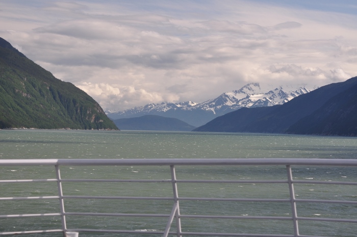The ferry leaves Skagway 